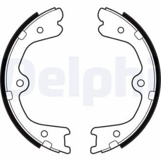 Комплект гальмівних колодок з 4 шт. барабанів Delphi LS2032
