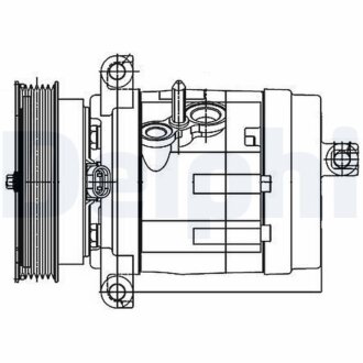 Компрессор кондиционера Delphi TSP0155984