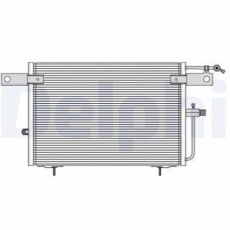 VW Радиатор кондиционера Audi 100 92-,A6 94- Delphi TSP0225083