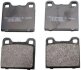 Тормозные колодки дисковые зад. Audi 80 72-86, VW Golf/Jetta/Passat 74-88 Denckermann B110835 (фото 1)