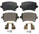 Колодки тормозные зад. Audi A6, Q3 Seat Alhambra Passat, Passat Alltrack, Passat CC, Sharan, Tiguan 1.4-4.2 05.04- Denckermann B110859 (фото 1)