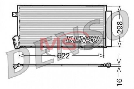 Конденсер кондиционера DENSO DCN09018