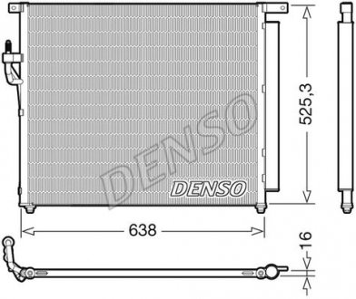 Радіатор кондиціонера DENSO DCN10049