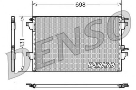 Конденсер кондиционера DENSO DCN23022