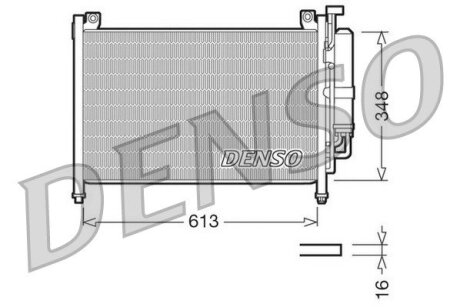 Радиатор кондиционера DENSO DCN44002 (фото 1)