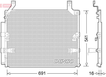 Радиатор кондиционера DENSO DCN50032 (фото 1)