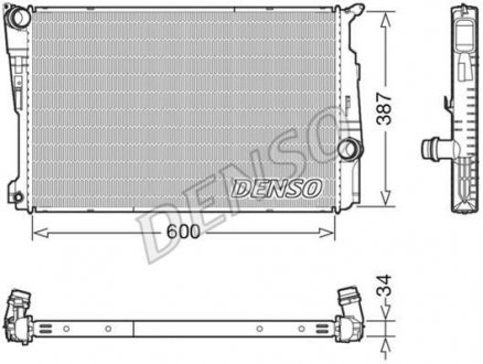 Радиатор охлаждения DENSO DRM05006