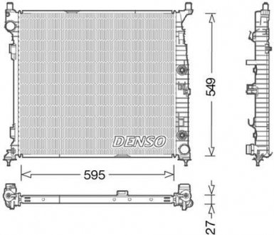 Радіатор наддуву DENSO DRM17055