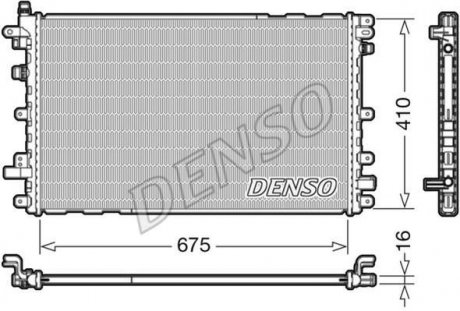 Радиатор охлаждения DENSO DRM20113