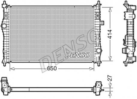 Радиатор охлаждения DENSO DRM21104