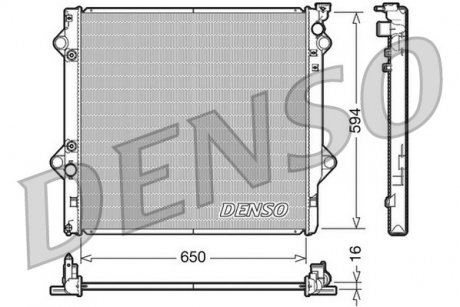 Радіатор основний DENSO DRM50036