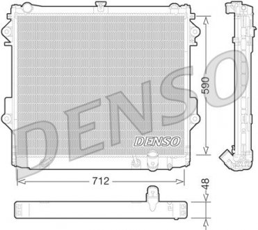 Конденсер DENSO DRM50074 (фото 1)