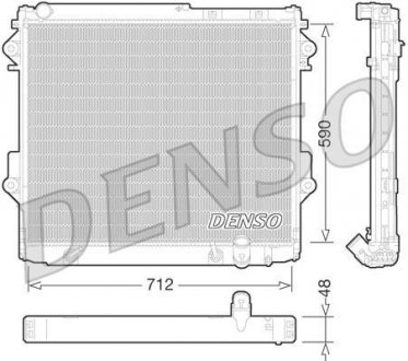 Радіатор охолоджування DENSO DRM50075