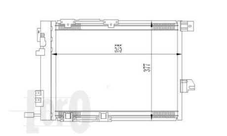 Радіатор кондиціонера ASTRA G/ZAFIRA A 1.2 i 16V/ 1.6 GAS 98- DEPO 037-016-0008 (фото 1)