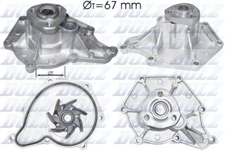 Насос системи охолодження DOLZ A-213