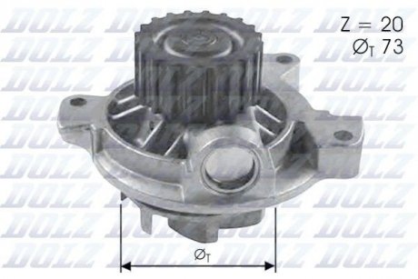 Насос системи охолодження DOLZ A-280