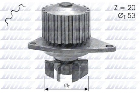 Насос водяний DOLZ C-110 (фото 1)