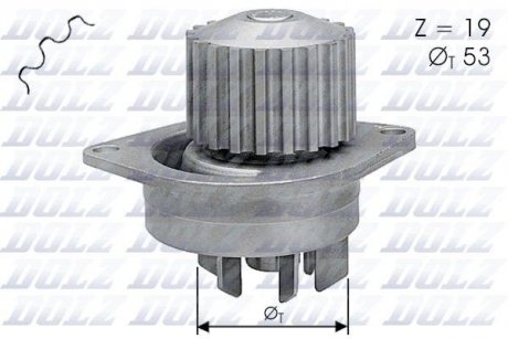 Насос системи охолодження DOLZ C-113