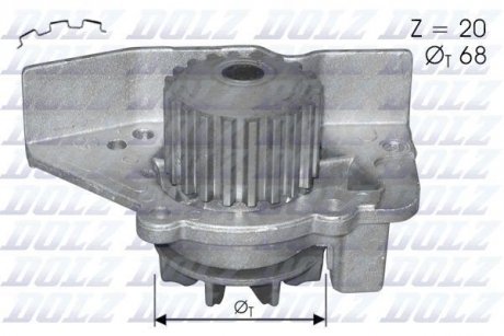 Помпа водяна DOLZ C-118