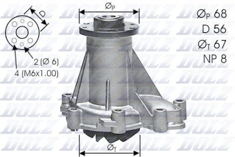 Помпа водяна DOLZ M-176