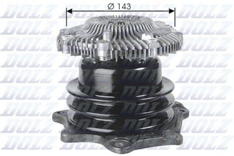 Насос системи охолодження DOLZ N-143