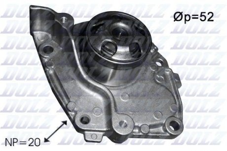 Насос системи охолодження DOLZ R-232