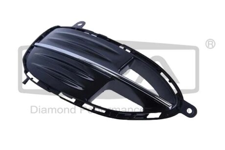 Окантовка для протитуманної фари; ліва; з хром-накладкою; чорна Dpa 81015402