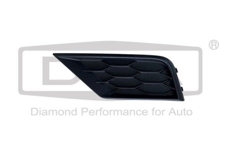 Решетка противотуманной фары левой без отверстия VW Tiguan (16-) Dpa 88531810402