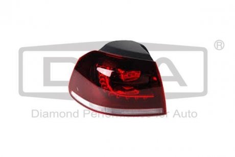 Ліхтар лівий зовнішній LED VW Golf VI (09-13) Dpa 89450624902