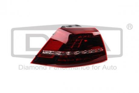 Фонарь левый наружный LED VW Golf (12-) Dpa 89451538202