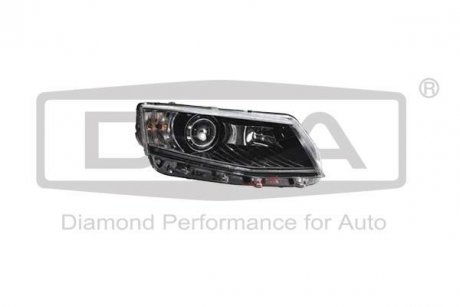 Фара правая чорная LED Skoda Octavia (13-) Dpa 99411673002