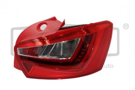 Фонарь правый LED красный Seat Ibiza (08-) Dpa 99451456502 (фото 1)