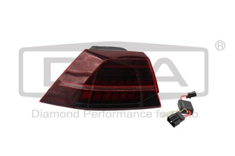 Ліхтар лівий зовнішній LED VW Golf (17-20) Dpa 99451795702