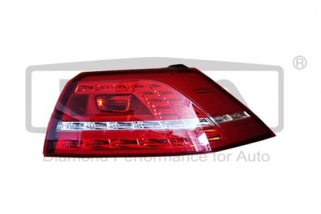 Ліхтар правий зовнішній LED VW Golf (12-) Dpa 99451800202 (фото 1)