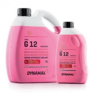 Антифриз G12 COOL ULTRA концентрат (4L) Dynamax 500144 (фото 1)