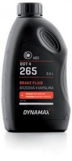 Гальмівна рідина DOT4 (0,5L) Dynamax 501890