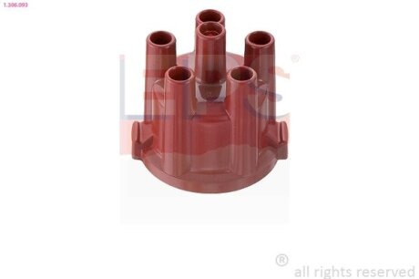 Кришка трамблера (без штирів) Audi 100 1.9 -84 5cyl EPS 1.306.093