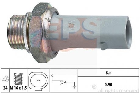 SKODA Датчик давления масла Fabia,Octavia EPS 1.800.150