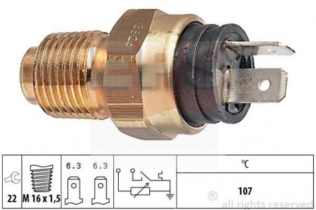 Датчик температури Citroen Jumper, Peugeot Boxer Fiat Ducat EPS 1.830.526