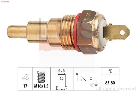 MITSUBISHI Температурный датчик включения вентилятора радиатора Lancer,Colt 84- EPS 1.850.068