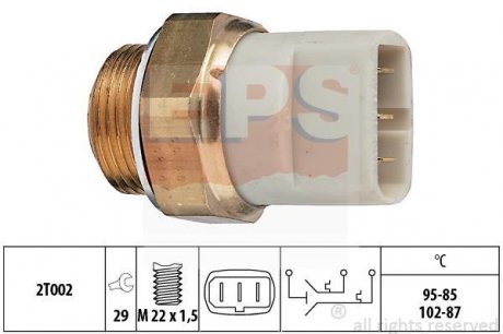 Датчик увімкнення вентилятора VW 85>(95-85/102-87) EPS 1.850.605