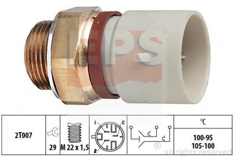 OPEL Температурный датчик включения вентилятора радиатора Vectra B 95- EPS 1.850.674