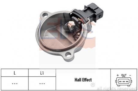 VW Датчик оборотов двигателя AUDI 2,6/2,8 94-98 EPS 1.953.401