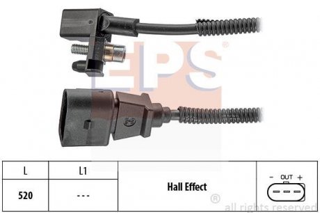 VW Датчик оборотов двигателя Bora, Golf, 1,4 00-, SKODA Fabia 1,4 -07 EPS 1.953.443