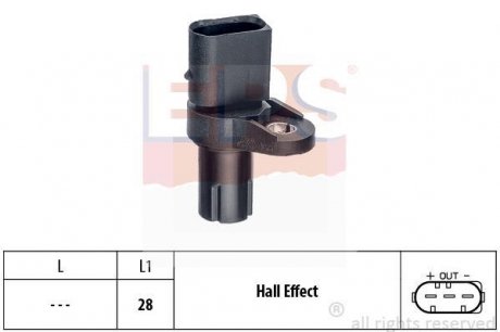 Датчик положення к/вала BMW 3 (E46) 3.2 00- EPS 1.953.473