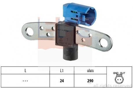 Датчик положення коленвала Renault Modus/Clio 05- DACIA Logan 04- EPS 1.953.543