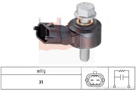 OPEL Датчик детонации Vectra C 2,8 EPS 1.957.012