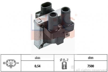 FIAT Катушка зажигания Alfa Romeo 33,Doblo,Palio,Punto,Tempra,Tipo 1.1/2.0 91- EPS 1.970.146