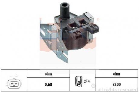 OPEL Катушка зажигания ASTRA,VECTRA,OMEGA -94 EPS 1.970.192