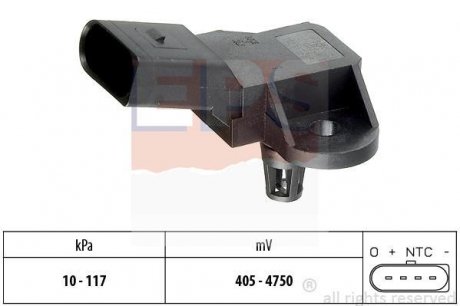 Датчик вакууму VAG 1.4 16V-3.2FSI 05.02- EPS 1.993.090